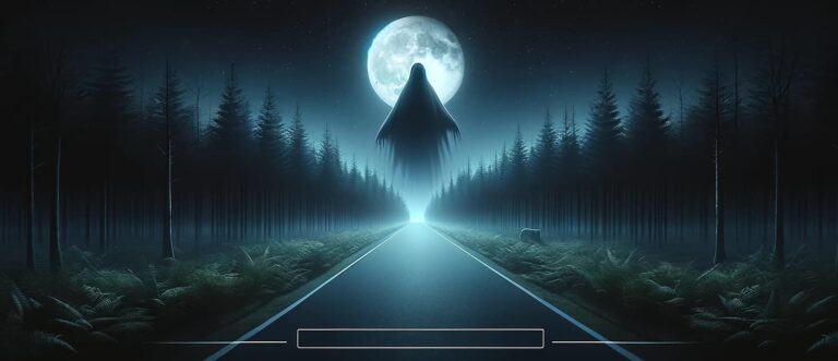 Camino oscuro bajo la luna que ilustra el artículo sobre Consent Mode v2